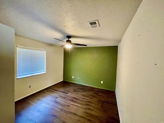 1135 Twin Pts Unit C, Hot Springs, AR 71913 - empty room featuring wood finished floors, a ceiling fan, and a textured ceiling