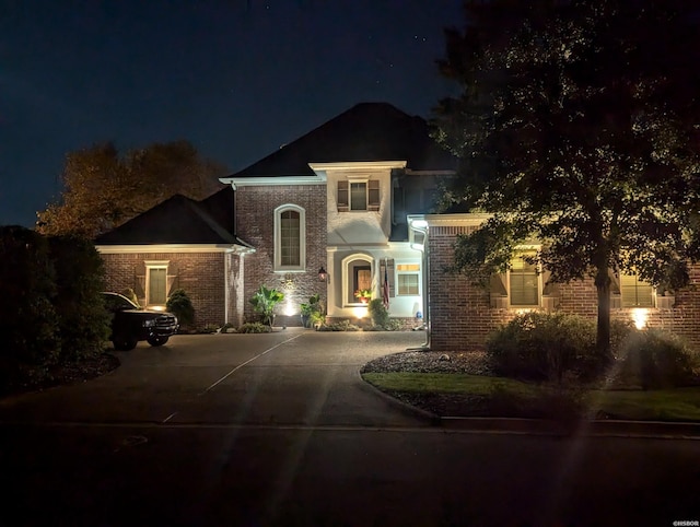 203 Carriage Creek Ct, Hot Springs, AR 71901 - french country style house with brick siding and curved driveway