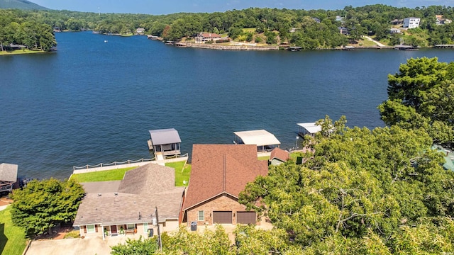 220 Mcdonald Loop, Hot Springs, AR 71913 - view from above of property featuring a large body of water