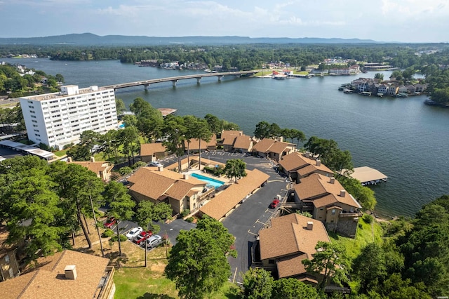724 Weston Rd Unit Q-4, Hot Springs, AR 71913 - bird's eye view of a notable bridge and a large body of water
