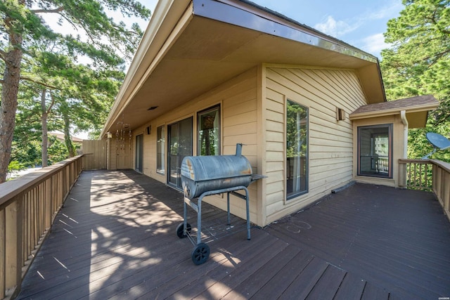 724 Weston Rd Unit Q-4, Hot Springs, AR 71913 - deck with grilling area