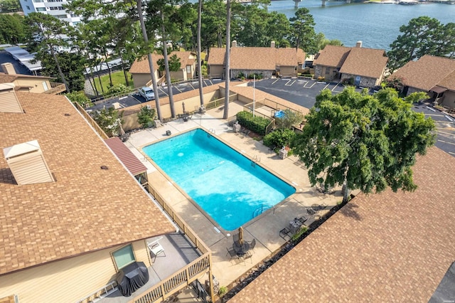 724 Weston Rd Unit Q-4, Hot Springs, AR 71913 - community pool featuring a water view