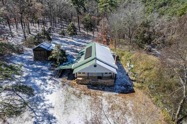 drone / aerial view