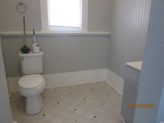 310 Hawthorne St Unit 1, 2, 3, 4, 5, Hot Springs, AR 71901 - bathroom featuring toilet, tile patterned floors, and vanity