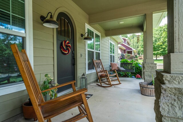 109 Spencer Chase Ct, Hot Springs, AR 71901 - view of covered porch
