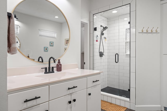 109 Spencer Chase Ct, Hot Springs, AR 71901 - full bathroom with vanity and a shower stall