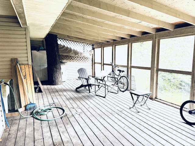 122 Mesa Trl, Hot Springs, AR 71913 - view of wooden terrace
