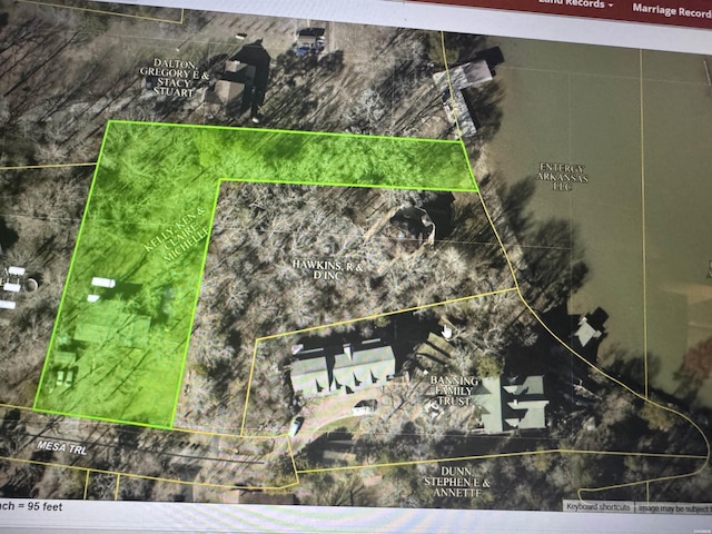 122 Mesa Trl, Hot Springs, AR 71913 - aerial view of property's location