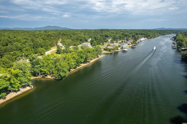183 River Mill Ct Unit B-2, Hot Springs, AR 71913 - drone / aerial view of a forest and a nearby body of water