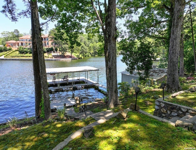 370 Restful Ridge Rd, Hot Springs, AR 71913 - dock area with a water view