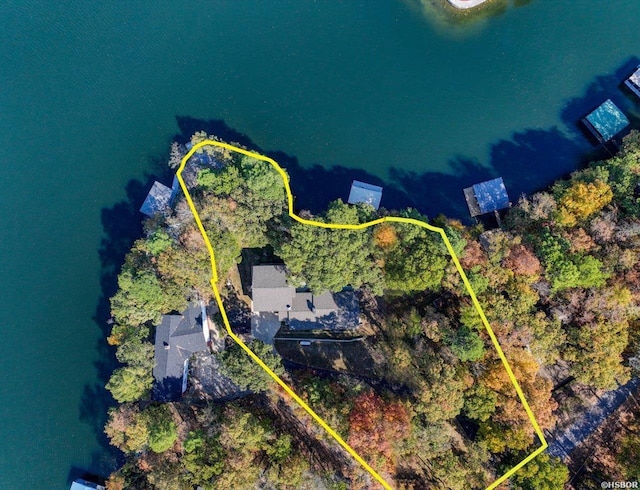 370 Restful Ridge Rd, Hot Springs, AR 71913 - aerial view of property and surrounding area featuring property boundaries highlighted
