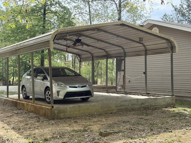 5301 Owensville Cutoff Cutoff, Lonsdale, AR 72087 - view of parking featuring a detached carport