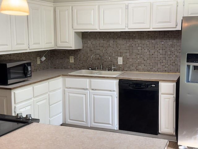 5301 Owensville Cutoff Cutoff, Lonsdale, AR 72087 - kitchen with white cabinets, light countertops, a sink, and appliances with stainless steel finishes