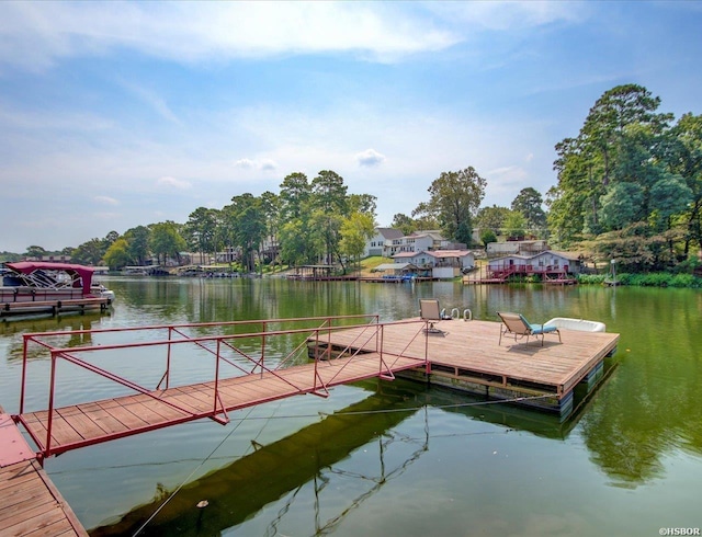 503 Lakeland Dr Unit E6, Hot Springs, AR 71913 - dock area with a water view