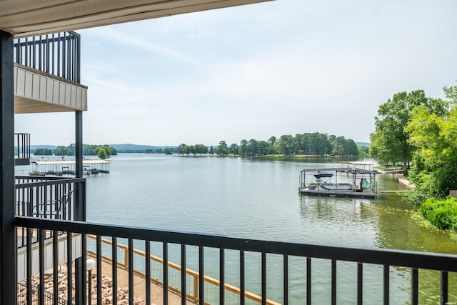 5371 Central Ave Unit 5G, Hot Springs, AR 71913 - water view with a boat dock