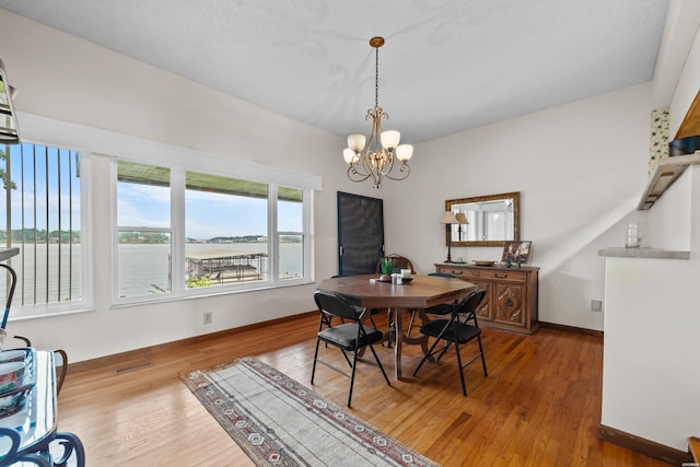 105 Long Island Bay Unit A1, Hot Springs, AR 71913 - dining space with wood finished floors and a chandelier