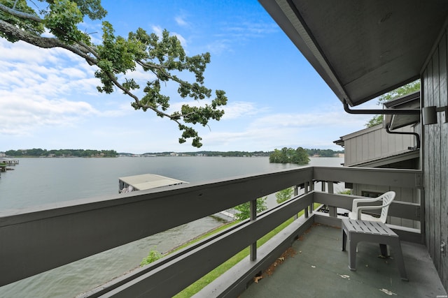 105 Long Island Bay Unit A1, Hot Springs, AR 71913 - balcony with a water view