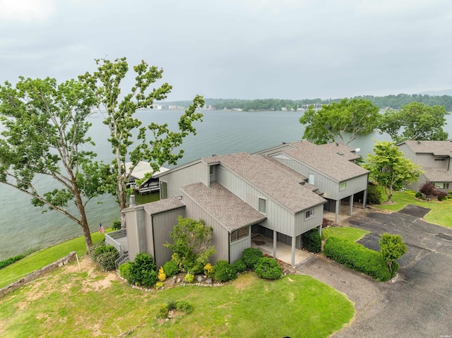 105 Long Island Bay Unit A1, Hot Springs, AR 71913 - aerial view of property and surrounding area featuring a large body of water