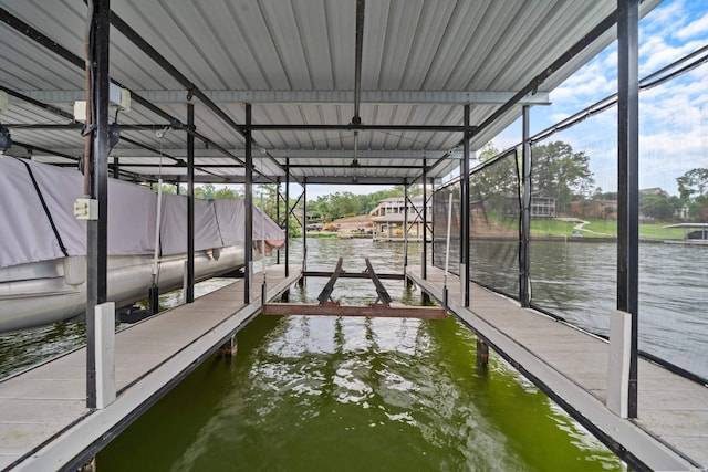 105 Long Island Bay Unit A1, Hot Springs, AR 71913 - dock with boat lift and a water view