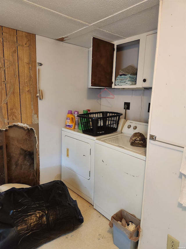 256 Shawnee Loop, Amity, AR 71921 - laundry room featuring washer and clothes dryer and cabinet space