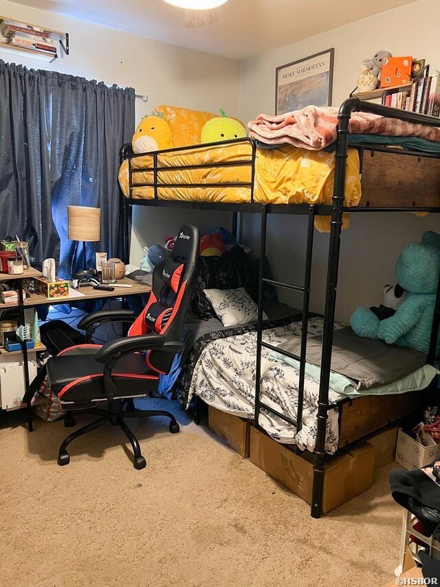 bedroom featuring carpet floors