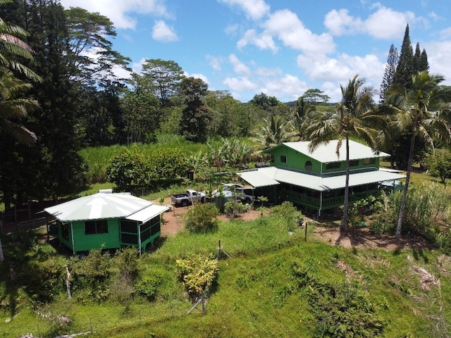 view of aerial view