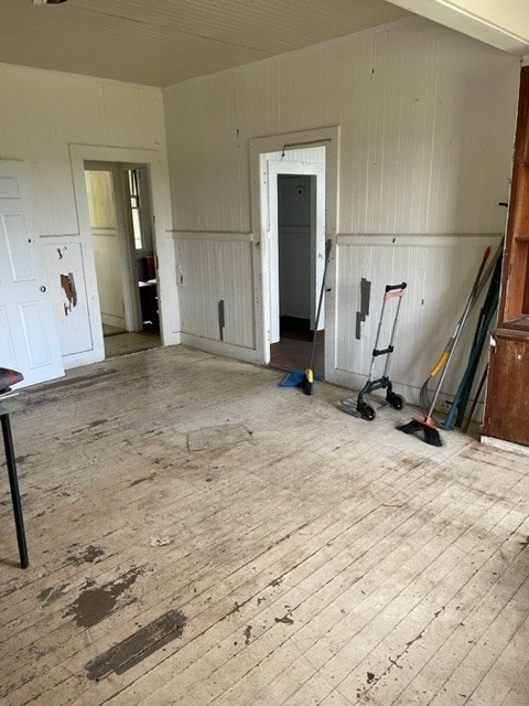 interior space featuring light hardwood / wood-style floors