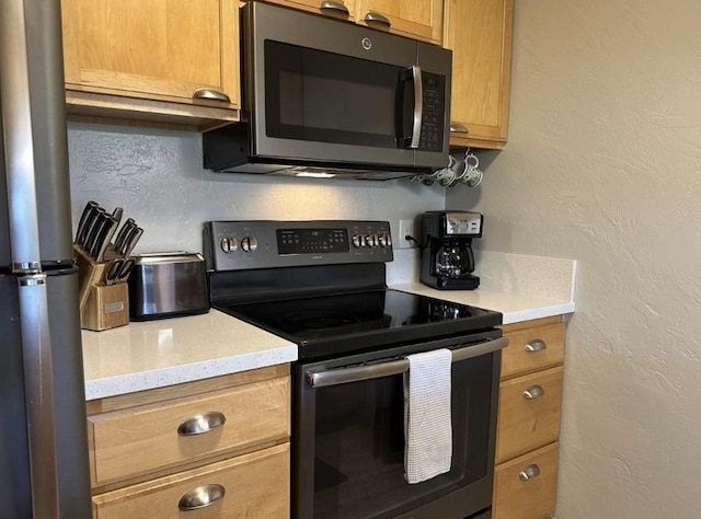 kitchen with stainless steel appliances