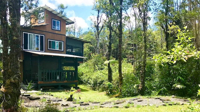 view of rear view of house