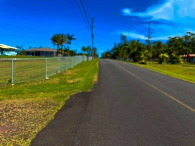 view of road