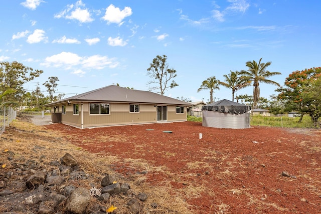 view of back of property