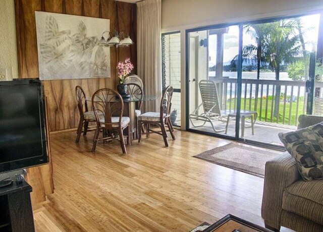 interior space with a healthy amount of sunlight and light wood-type flooring