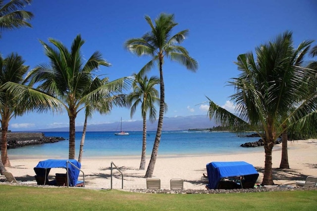 water view featuring a view of the beach