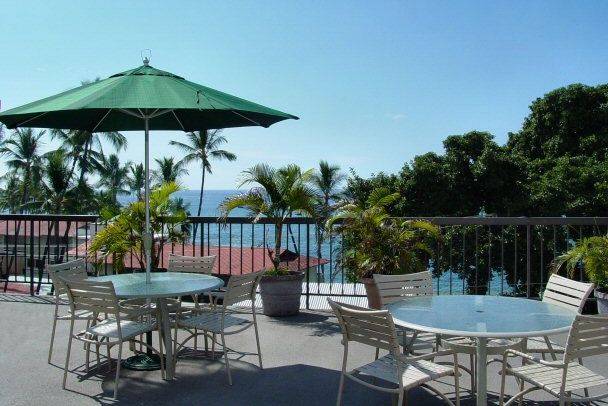 view of patio / terrace featuring a water view