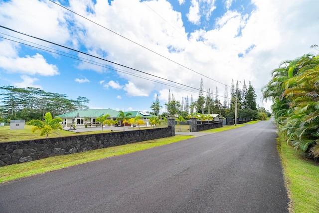 view of road