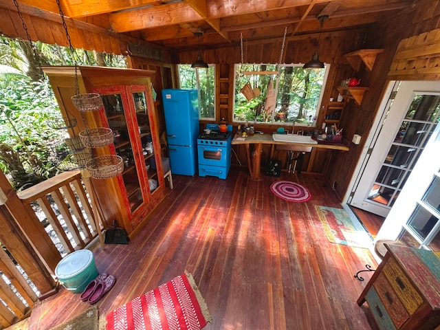 interior space with sink