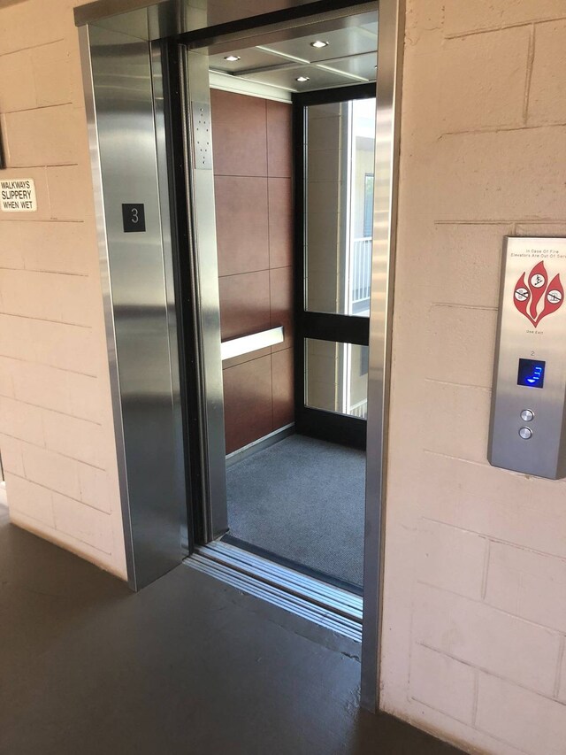 view of exterior entry