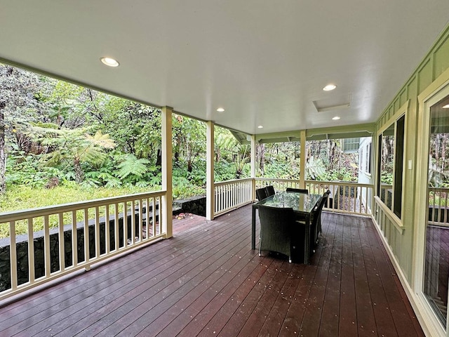 view of deck