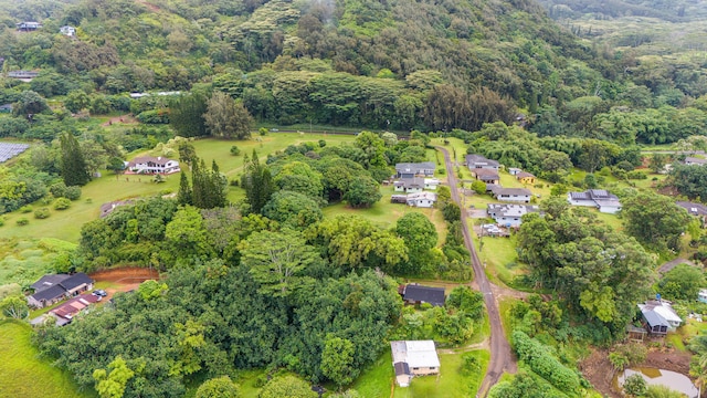 4373 Upa Rd, Koloa, HI 96756 - aerial view of property and surrounding area featuring a forest and nearby suburban area
