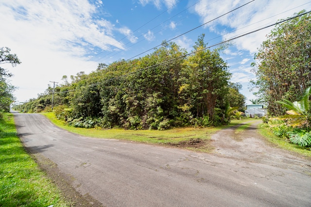 view of road