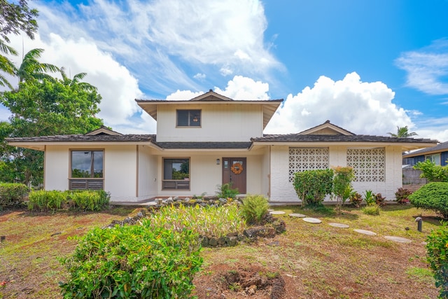 view of front of property