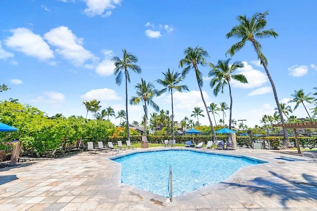 community pool featuring a patio