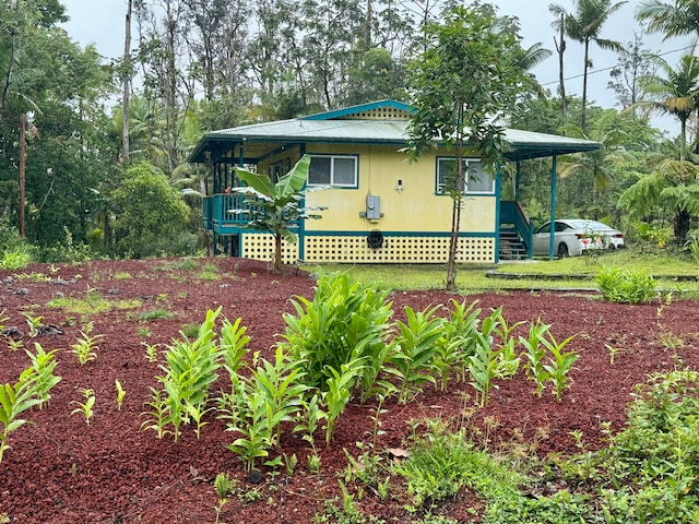 view of front of home featuring a porch