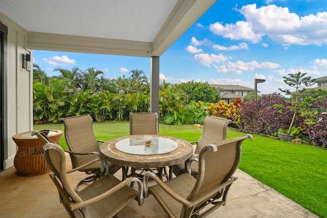 view of patio