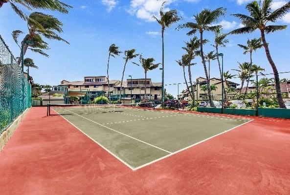 view of sport court featuring basketball court