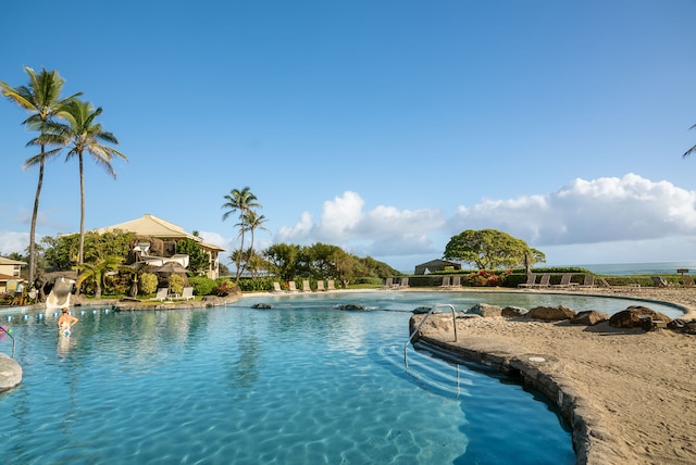 view of pool