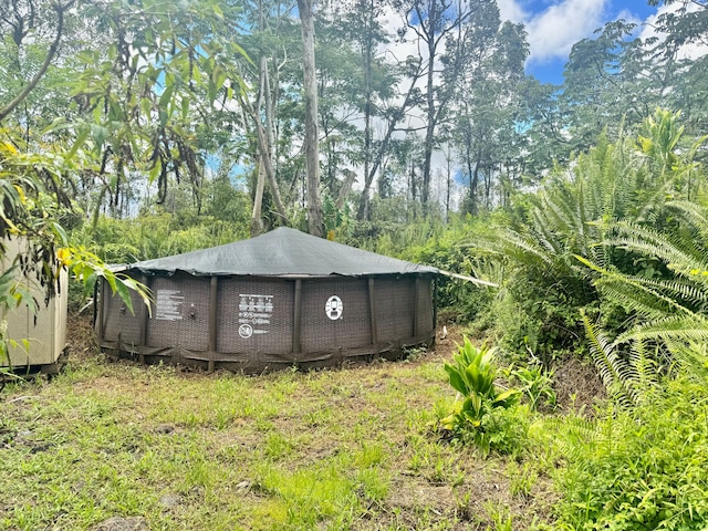 view of outdoor structure