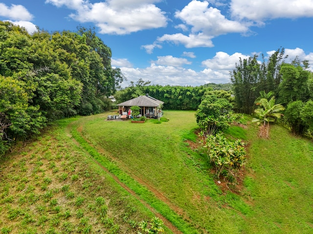 view of yard featuring a gazebo