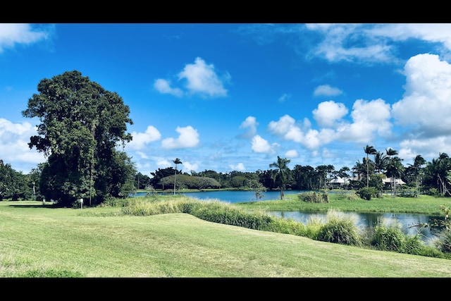 property view of water