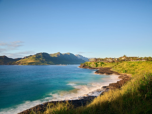 property view of water with a mountain view